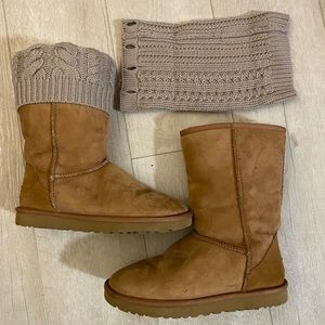 Classic Uggs with Sweater Top Attachment